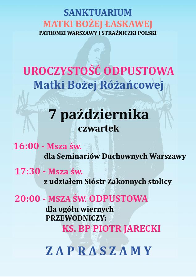 Odpust Matki Bożej Różańcowej